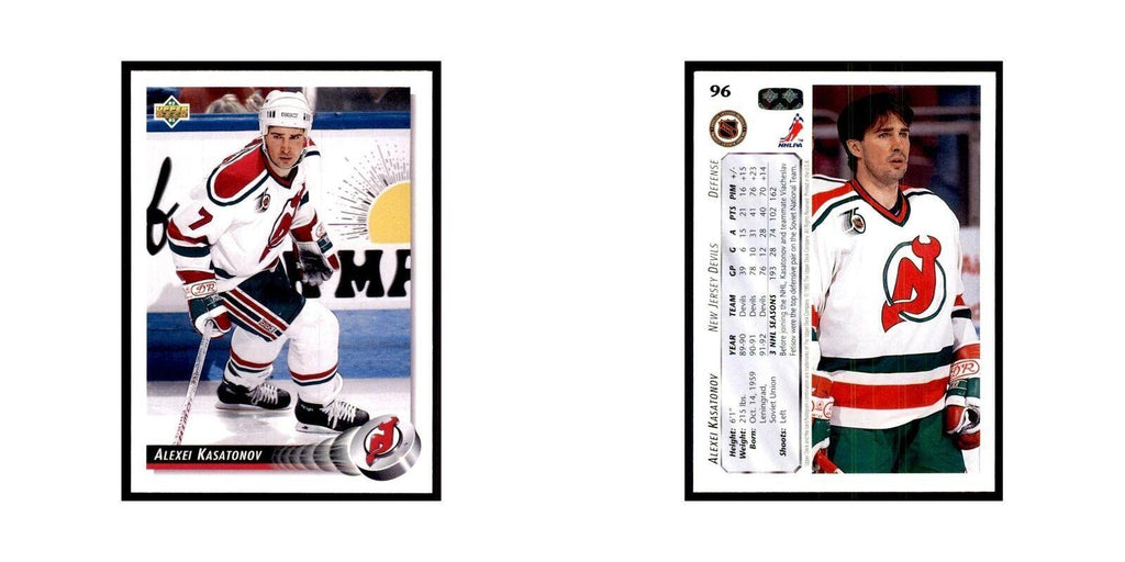1992 Upper Deck Alexei Kasatonov Hockey Cards #96