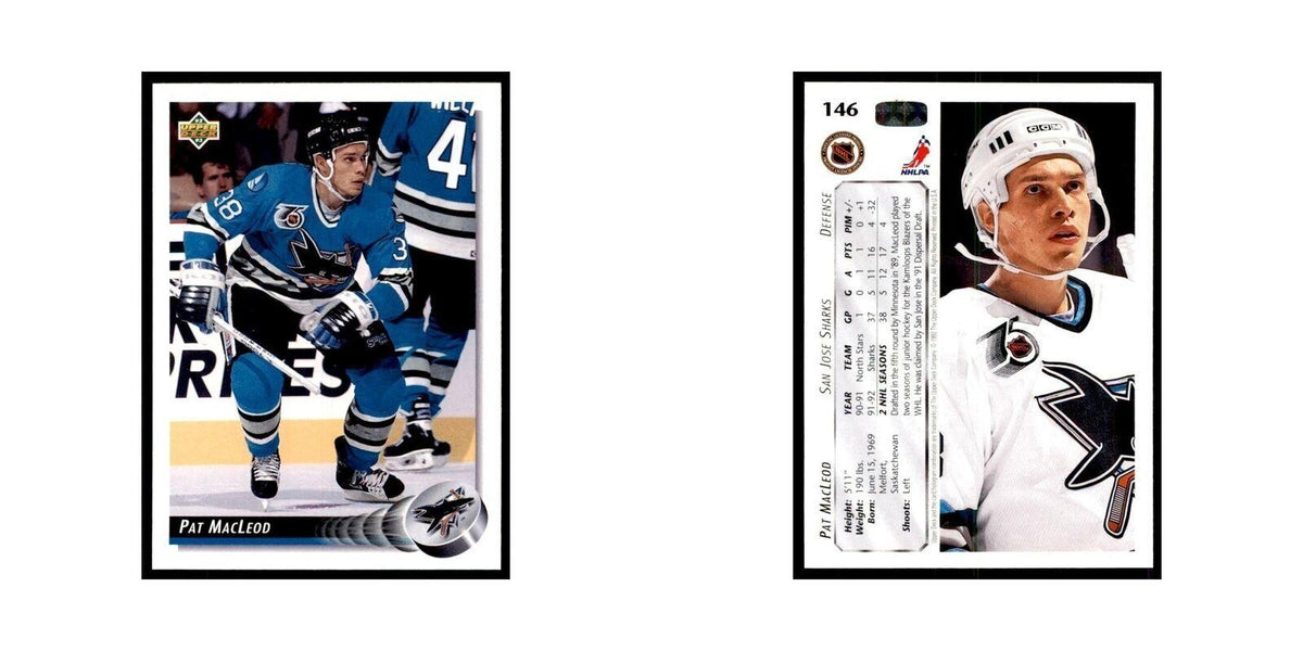 1992 Upper Deck Pat MacLeod Hockey Cards #146