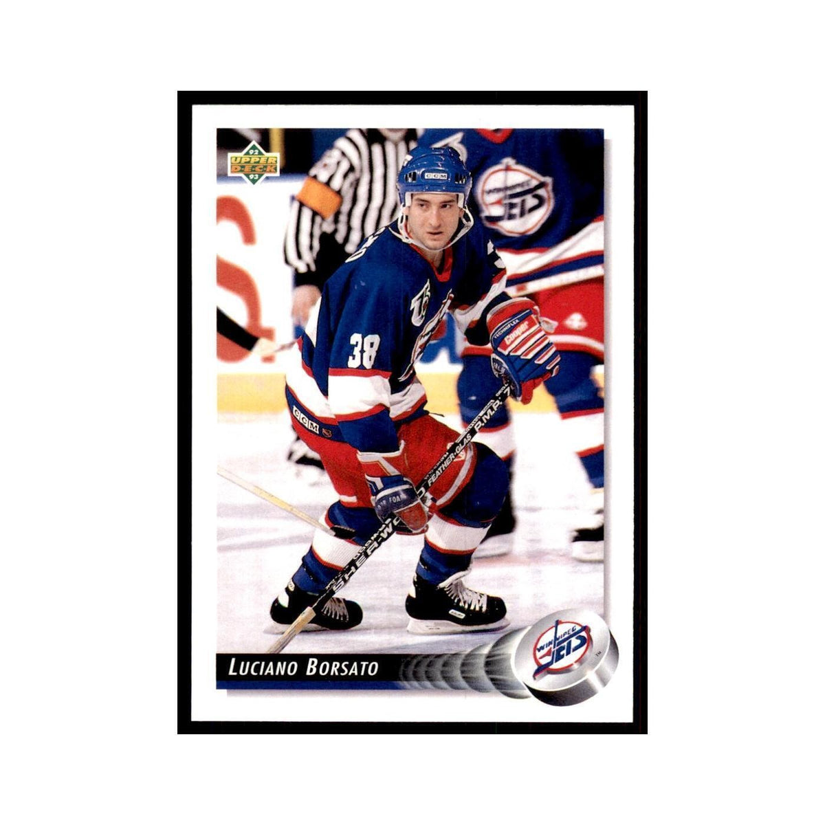 1992 Upper Deck Luciano Borsato Hockey Cards #77