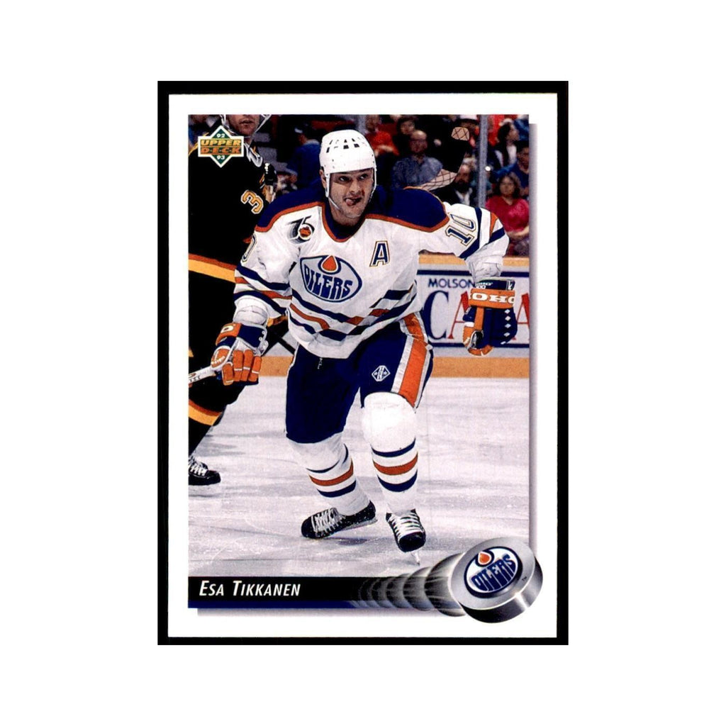 1992 Upper Deck Esa Tikkanen Hockey Cards #188