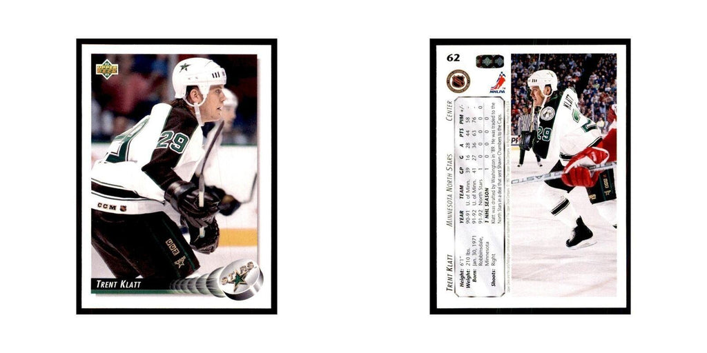 1992 Upper Deck Trent Klatt Hockey Cards #62
