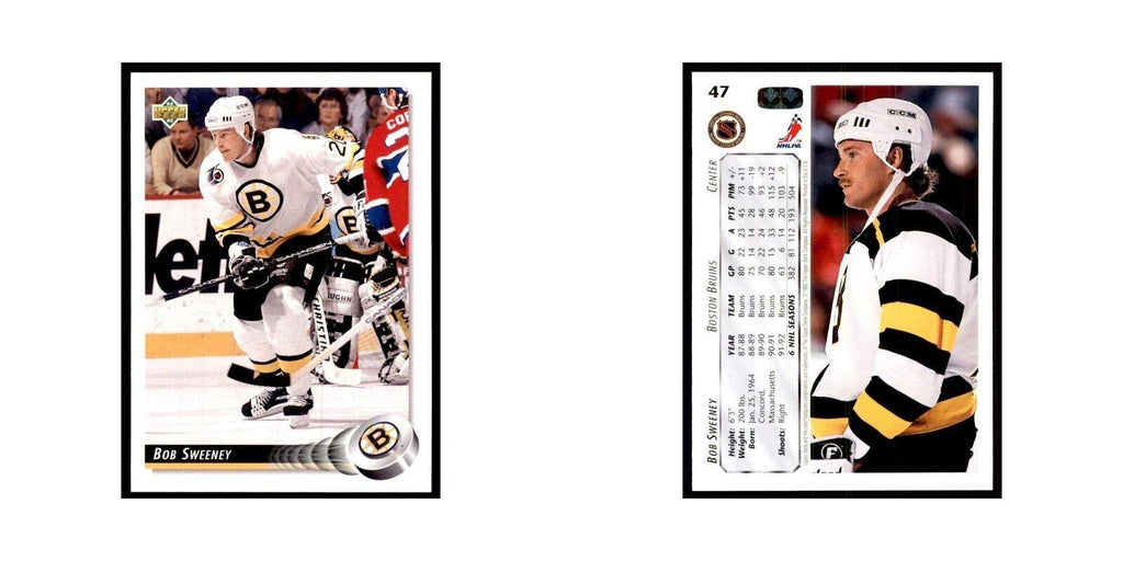 1992 Upper Deck Bob Sweeney Hockey Cards #47