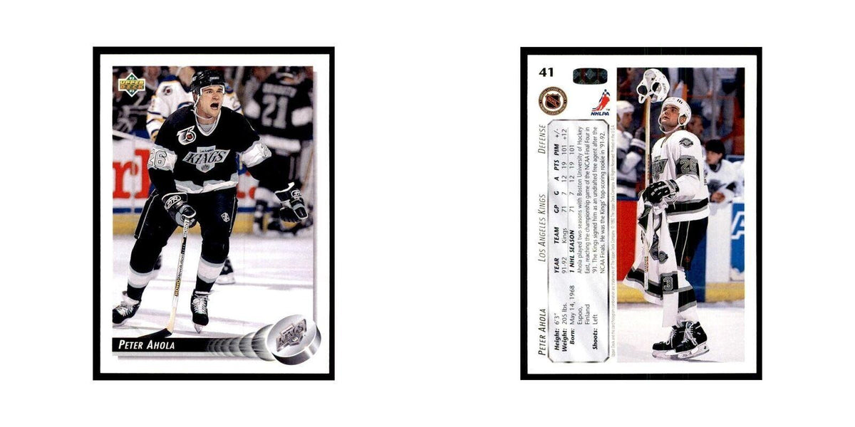 1992 Upper Deck Peter Ahola Hockey Cards #41