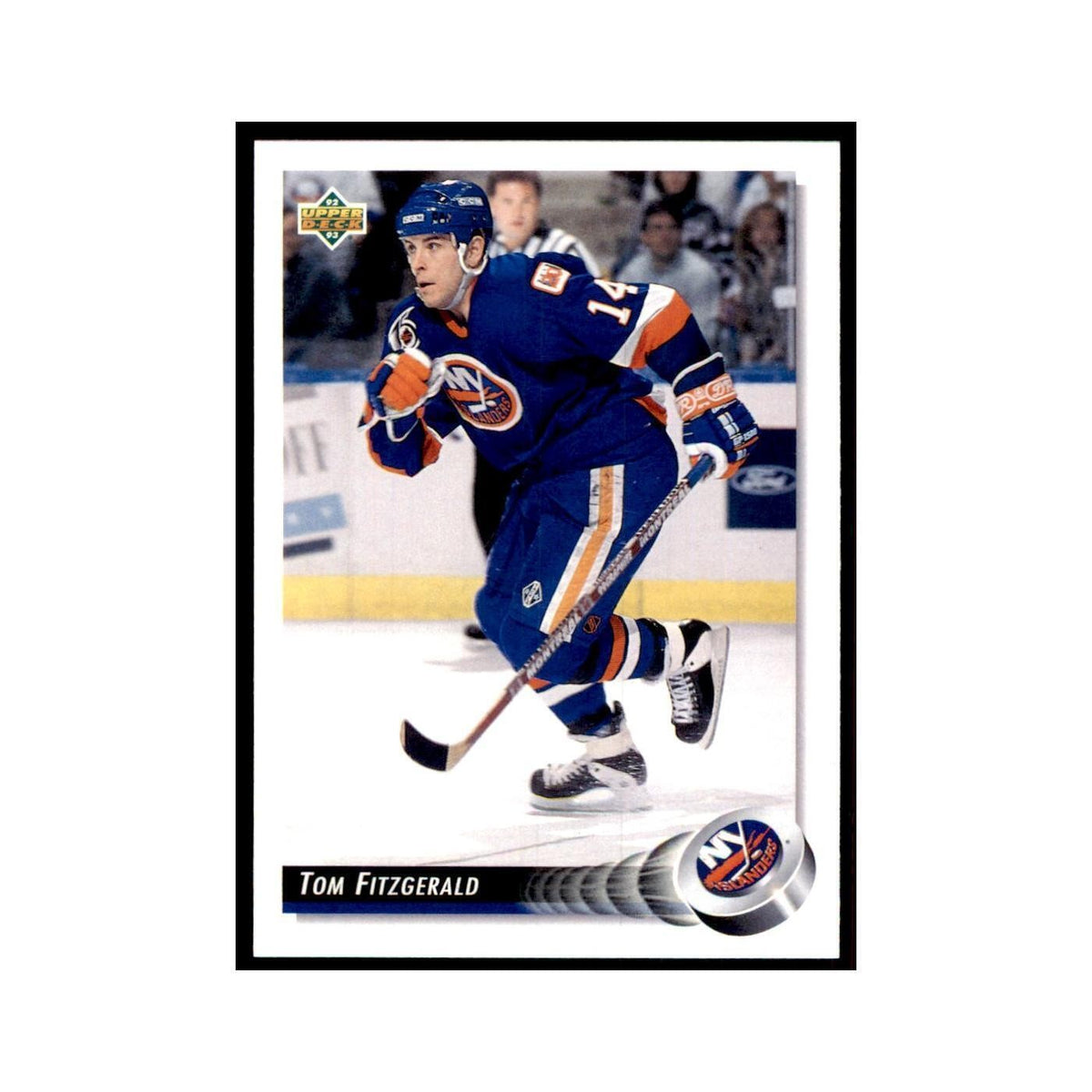 1992 Upper Deck Tom Fitzgerald Hockey Cards #52