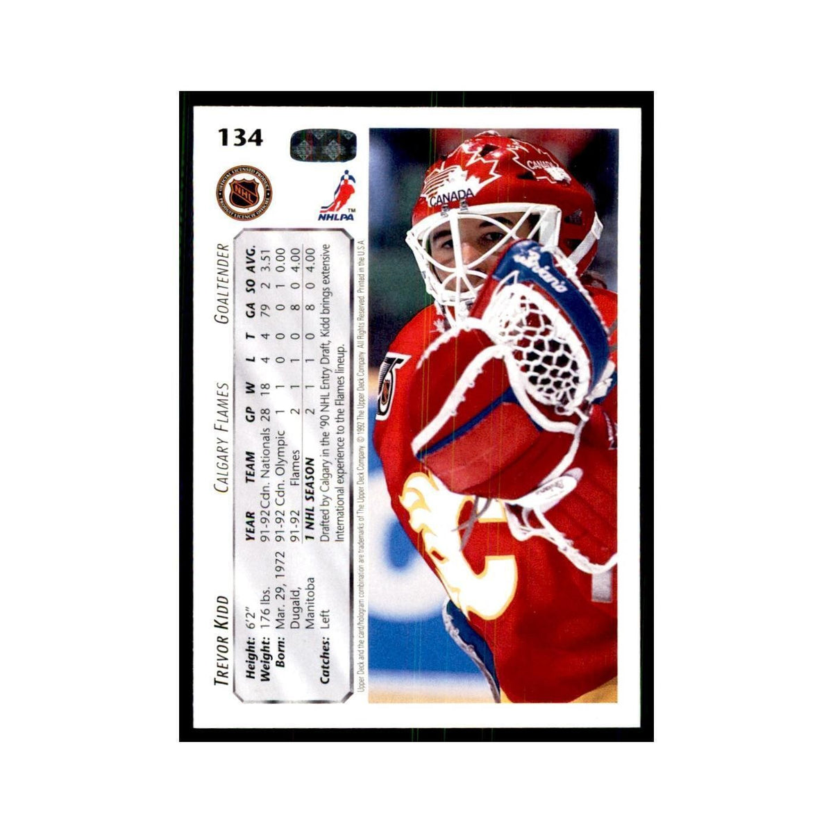 1992 Upper Deck Paul Mara Hockey Cards #134