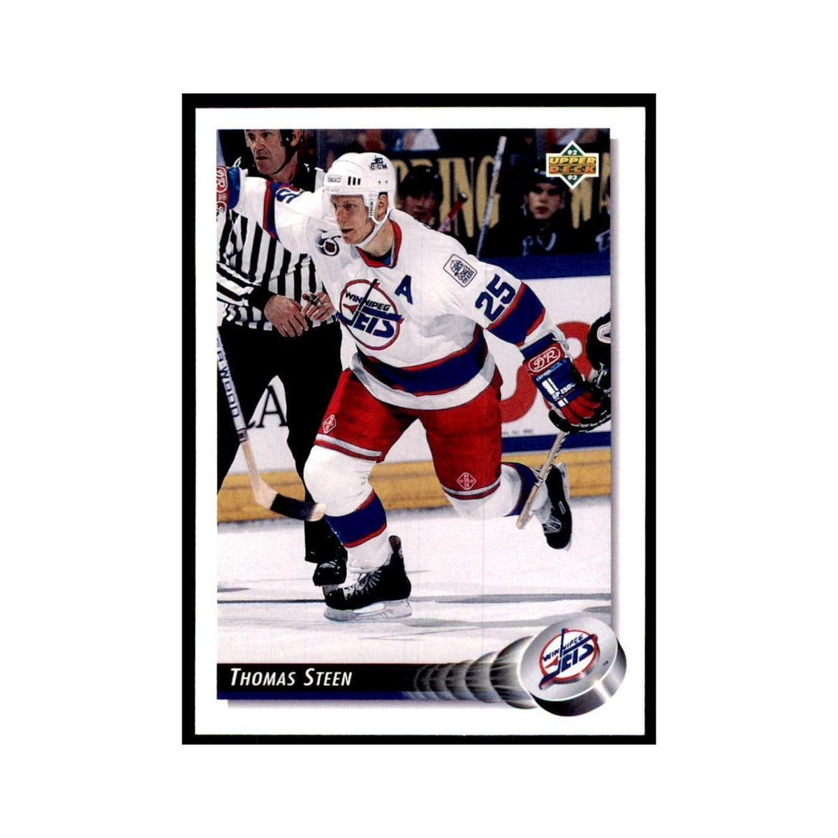 1992 Upper Deck Thomas Steen Hockey Cards #154
