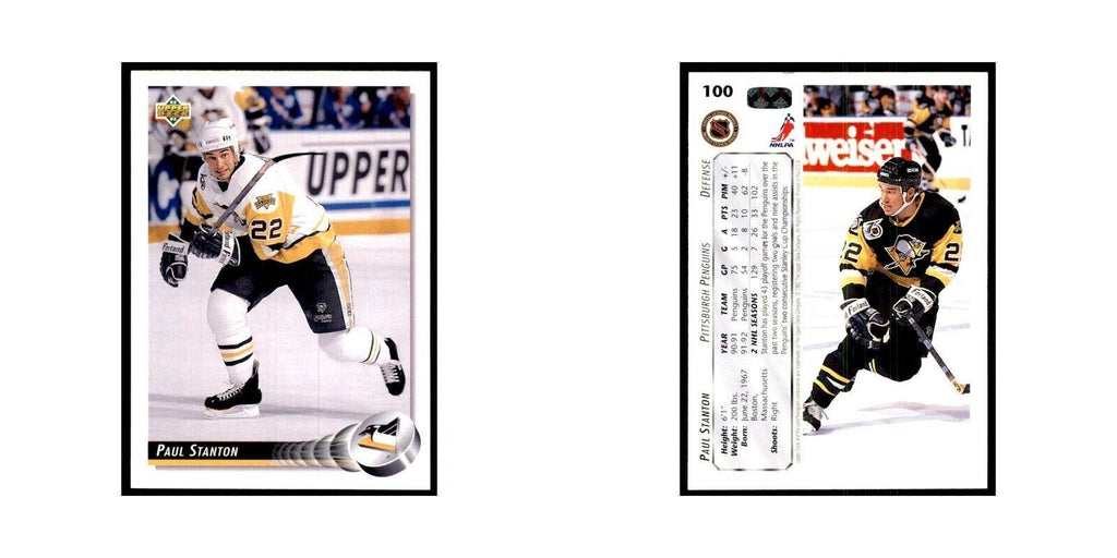 1992 Upper Deck Paul Stanton Hockey Cards #100