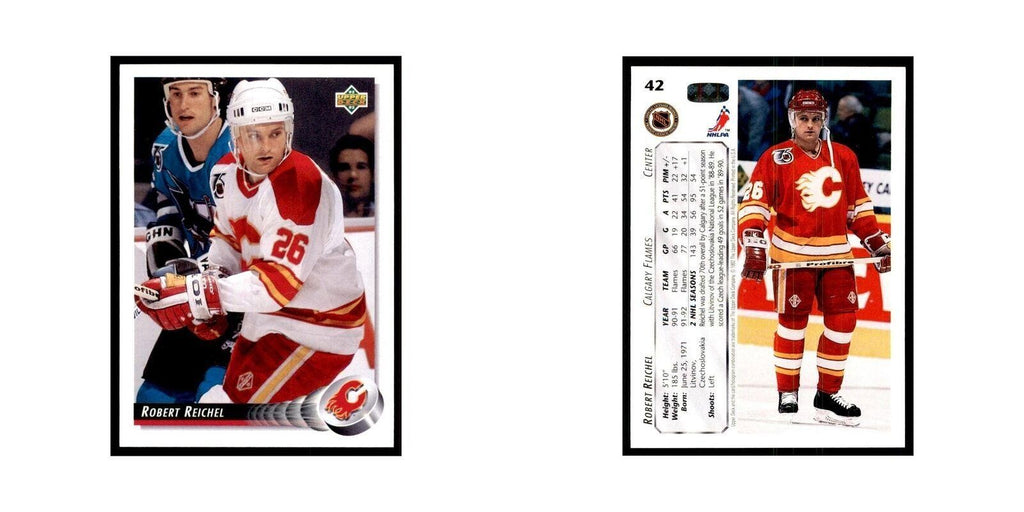 1992 Upper Deck Robert Reichel Hockey Cards #42