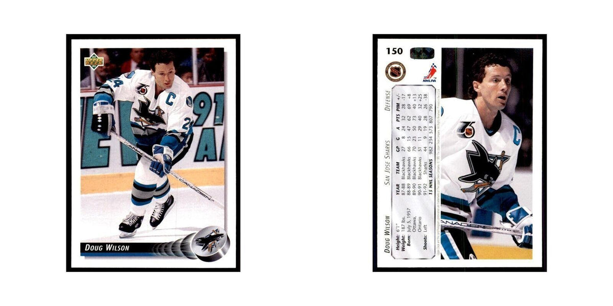 1992 Upper Deck Doug Wilson Hockey Cards #150