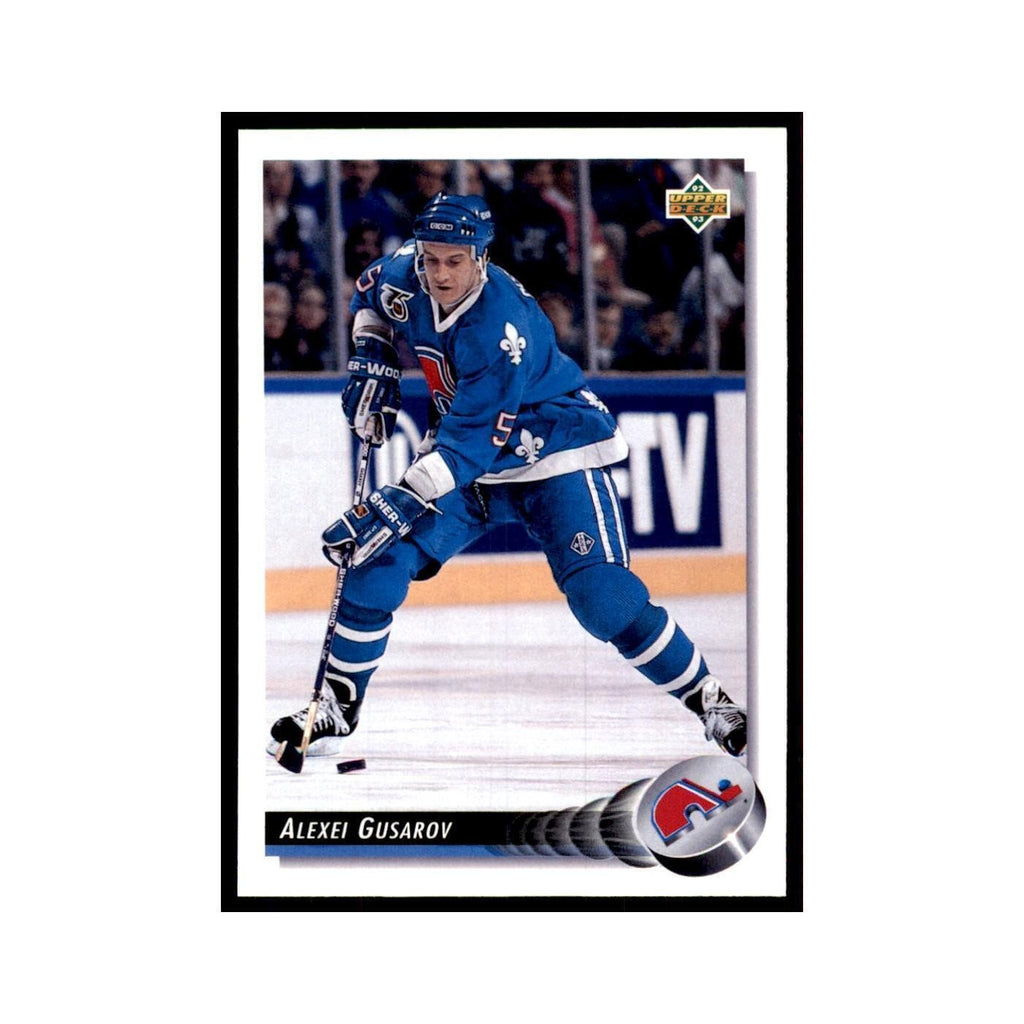 1992 Upper Deck Alexei Gusarov Hockey Cards #127
