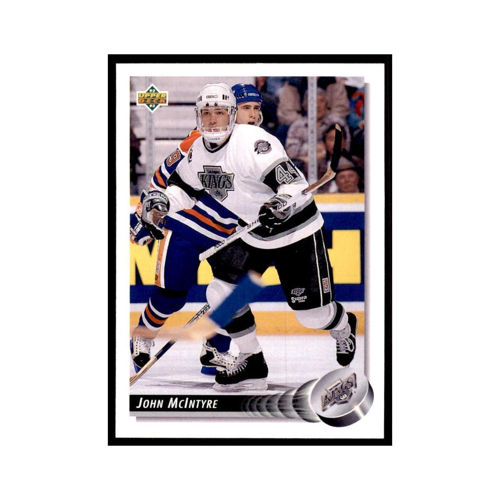 1992 Upper Deck John McIntyre Hockey Cards #118