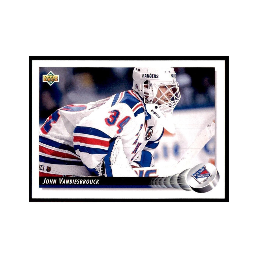 1992 Upper Deck John Vanbiesbrouck Hockey Cards #44