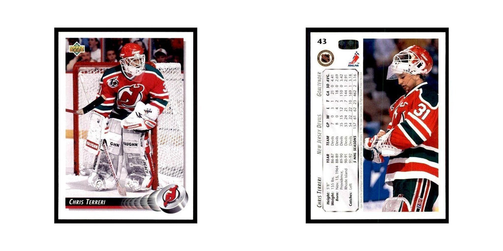 1992 Upper Deck Chris Terreri Hockey Cards #43