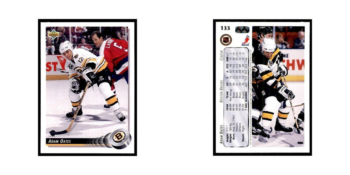 1992 Upper Deck Adam Oates Hockey Cards #133