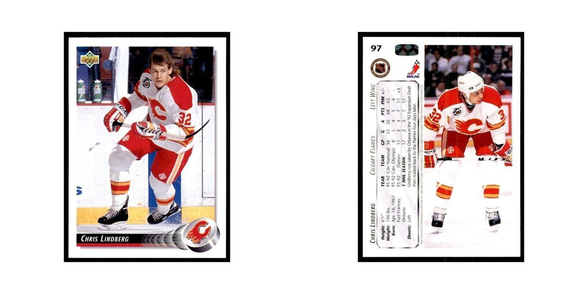 1992 Upper Deck Chris Lindberg Hockey Cards #97