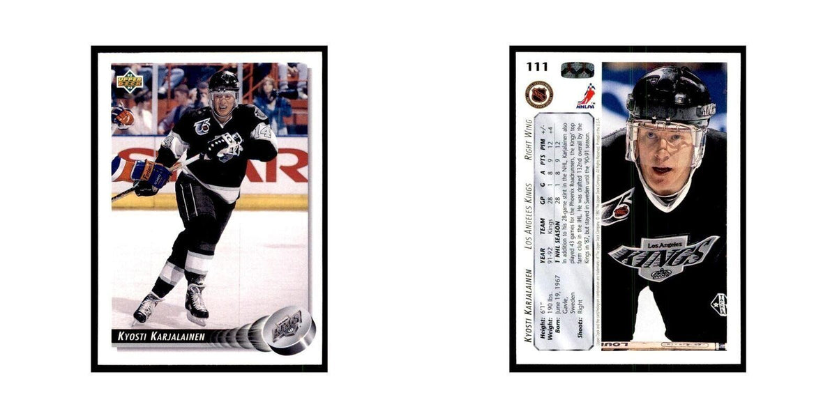 1992 Upper Deck Kyosti Karjalainen Hockey Cards #111