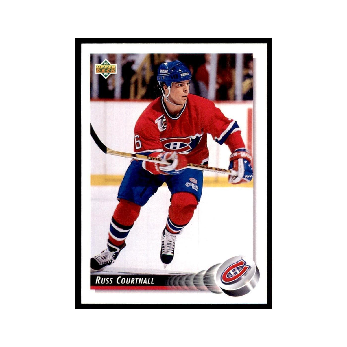 1992 Upper Deck Russ Courtnall Hockey Cards #94