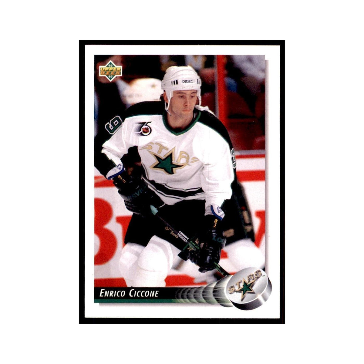 1992 Upper Deck Enrico Ciccone Hockey Cards #90