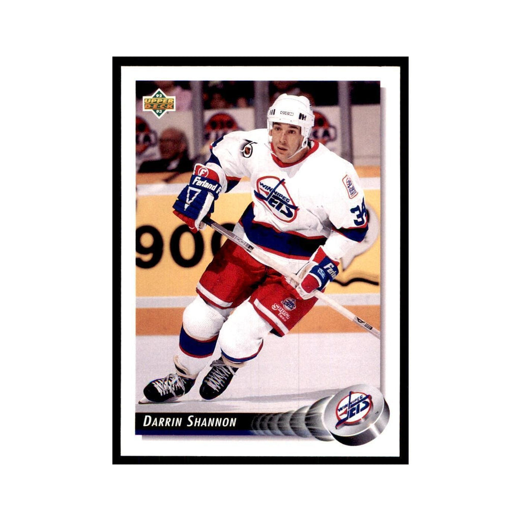 1992 Upper Deck Darrin Shannon Hockey Cards #132