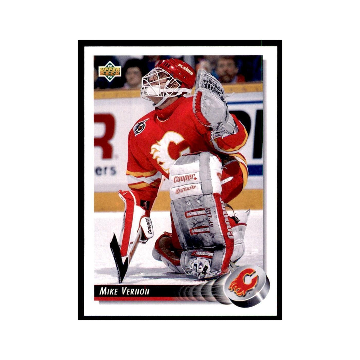 1992 Upper Deck Mike Vernon Hockey Cards #112