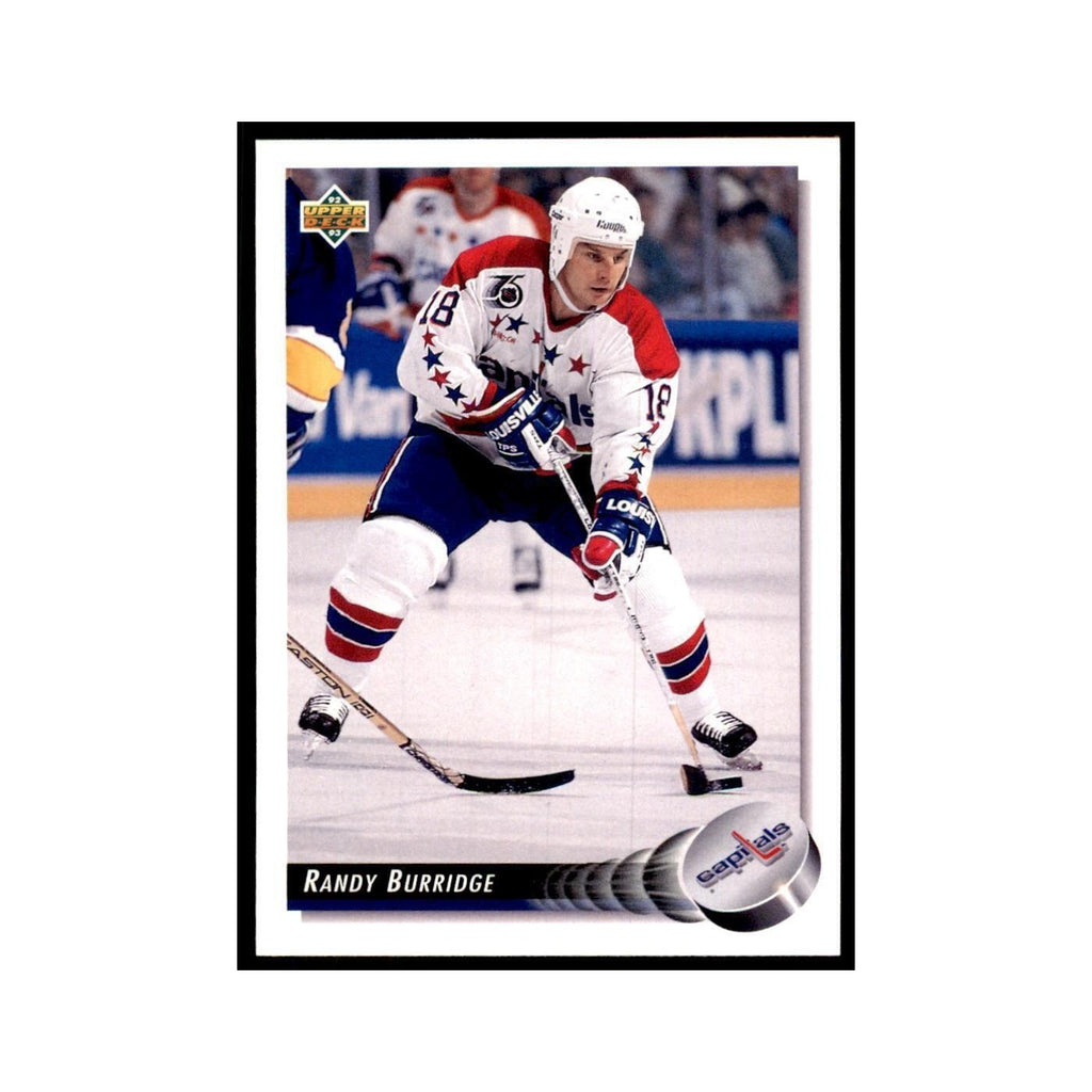 1992 Upper Deck Randy Burridge Hockey Cards #153