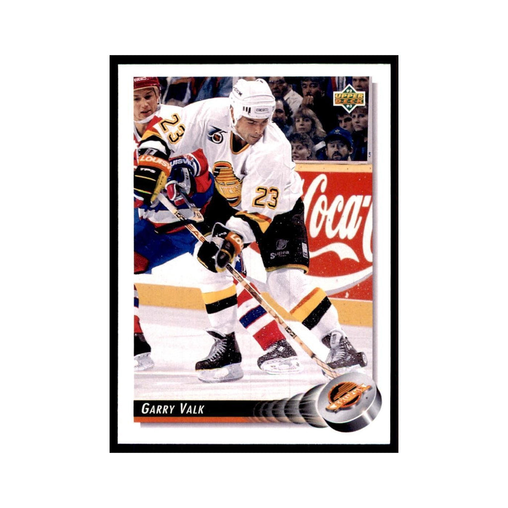 1992 Upper Deck Garry Valk Hockey Cards #114