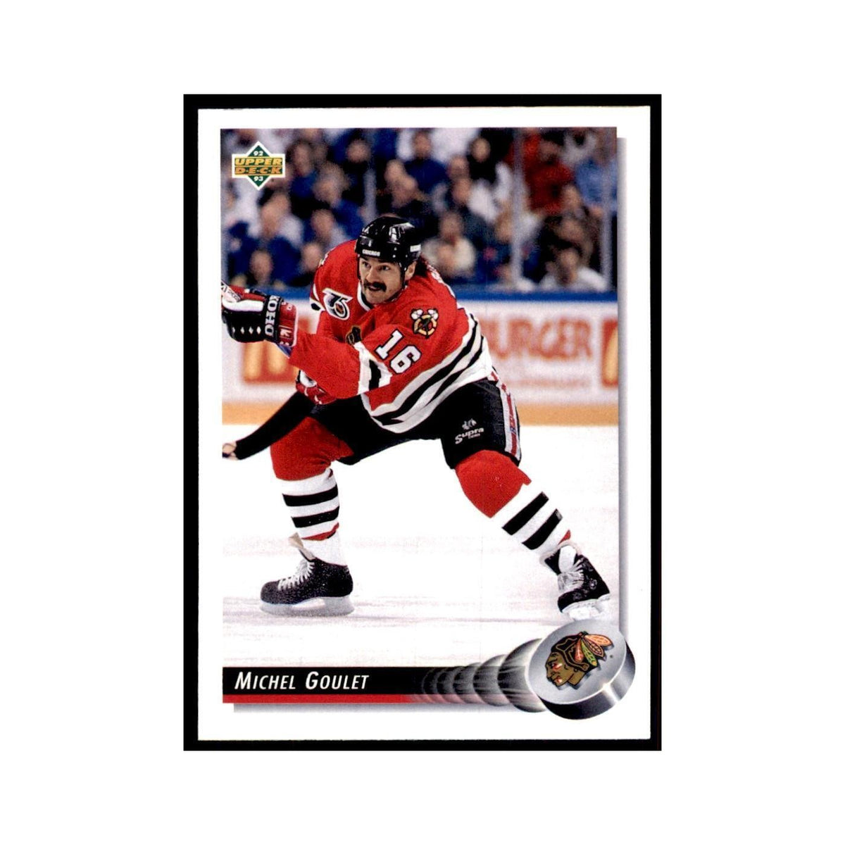 1992 Upper Deck Michel Goulet Hockey Cards #113