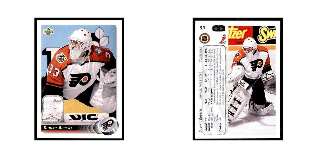 1992 Upper Deck Dominic Roussel Hockey Cards #31