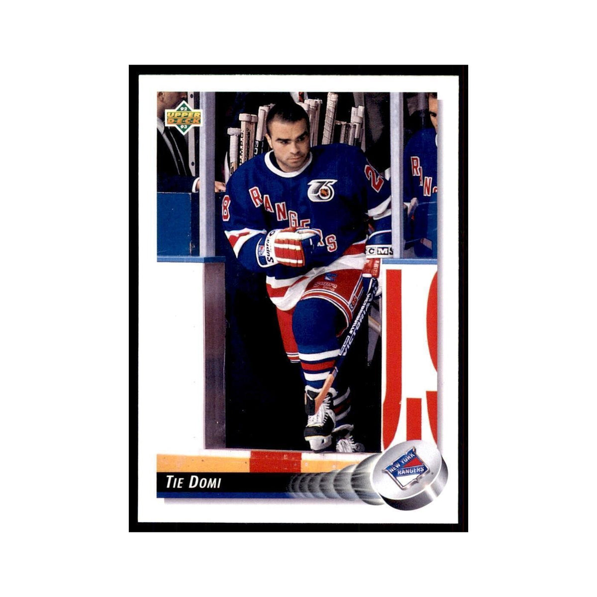 1992 Upper Deck Tie Domi Hockey Cards #99