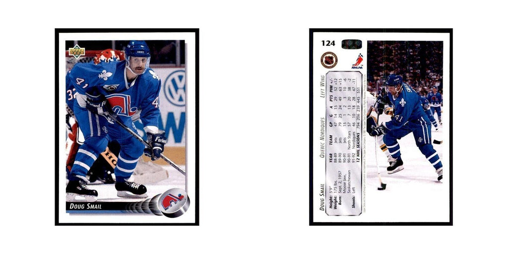 1992 Upper Deck Doug Smail Hockey Cards #124