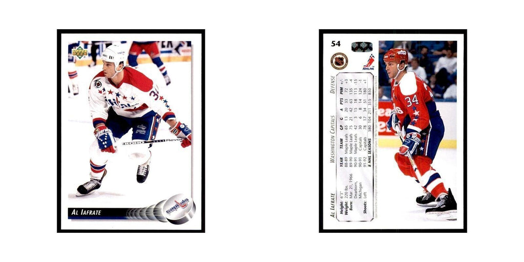 1992 Upper Deck Al Iafrate Hockey Cards #54