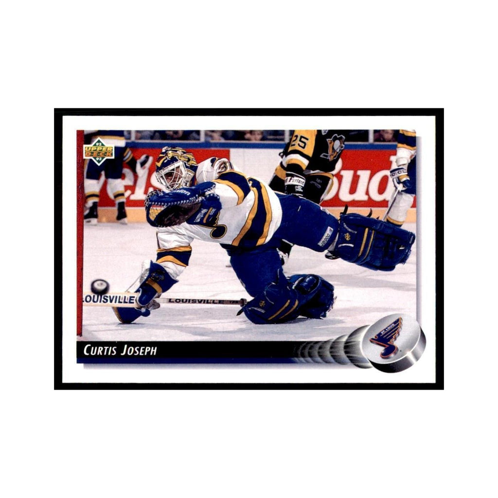 1992 Upper Deck Curtis Joseph Hockey Cards #186