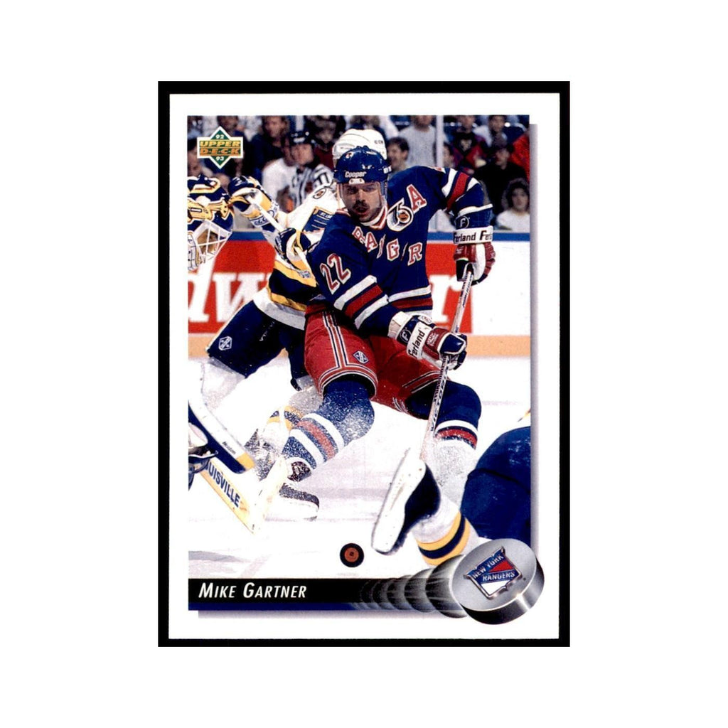 1992 Upper Deck Mike Gartner Hockey Cards #126