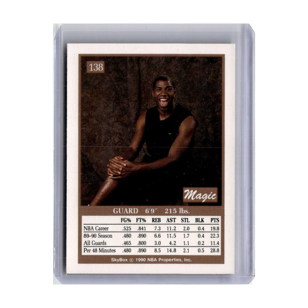 1990 SkyBox Earvin Johnson Lakers #138