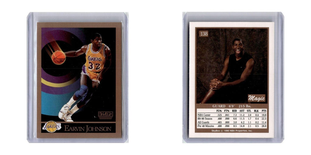 1990 SkyBox Earvin Johnson Lakers #138