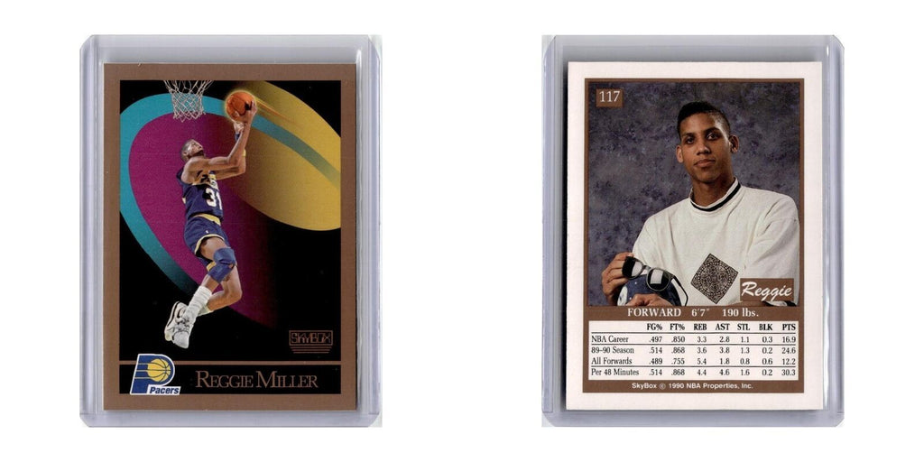 1990 SkyBox Reggie Miller Pacers #117
