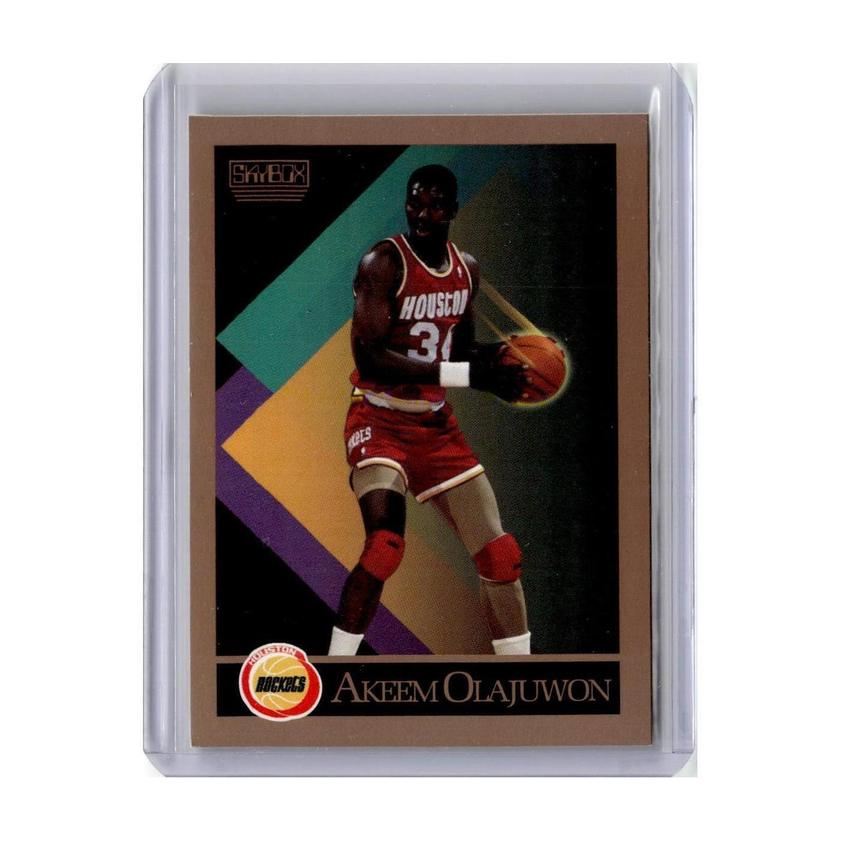1990 SkyBox Akeem Olajuwon Rockets #110