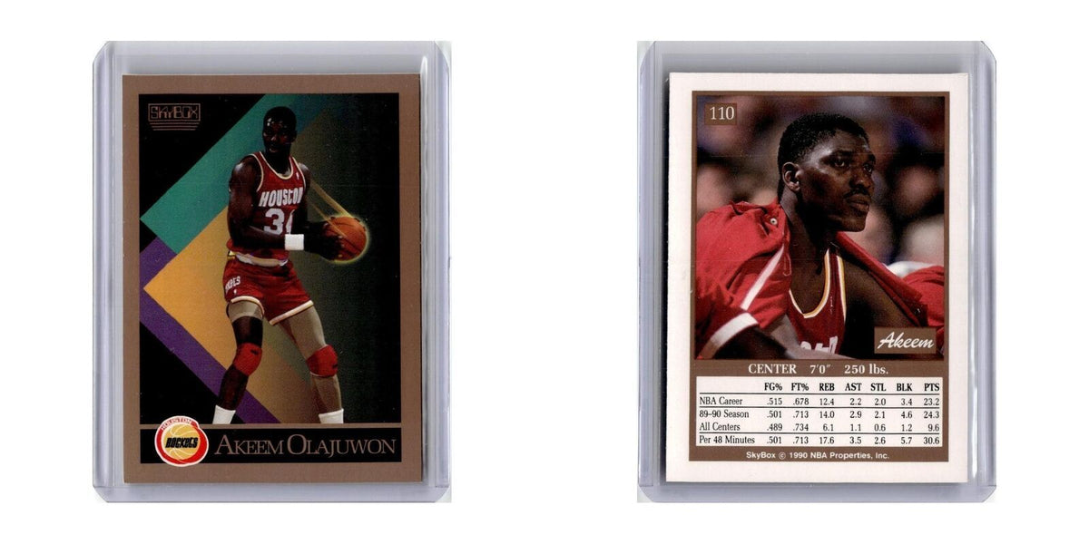 1990 SkyBox Akeem Olajuwon Rockets #110