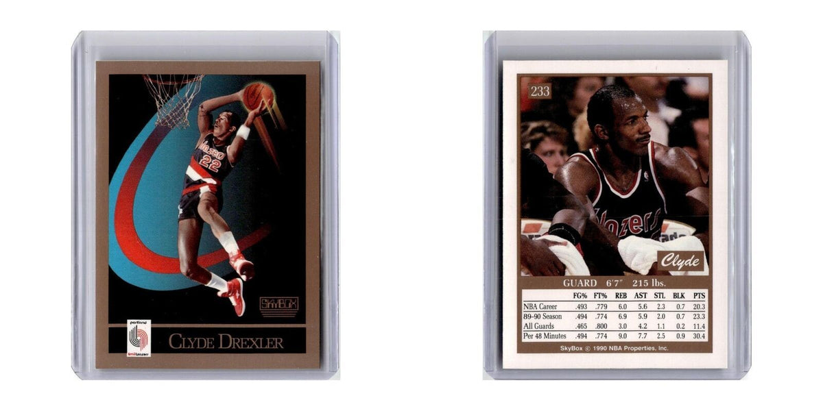 1990 SkyBox Clyde Drexler Blazers #233