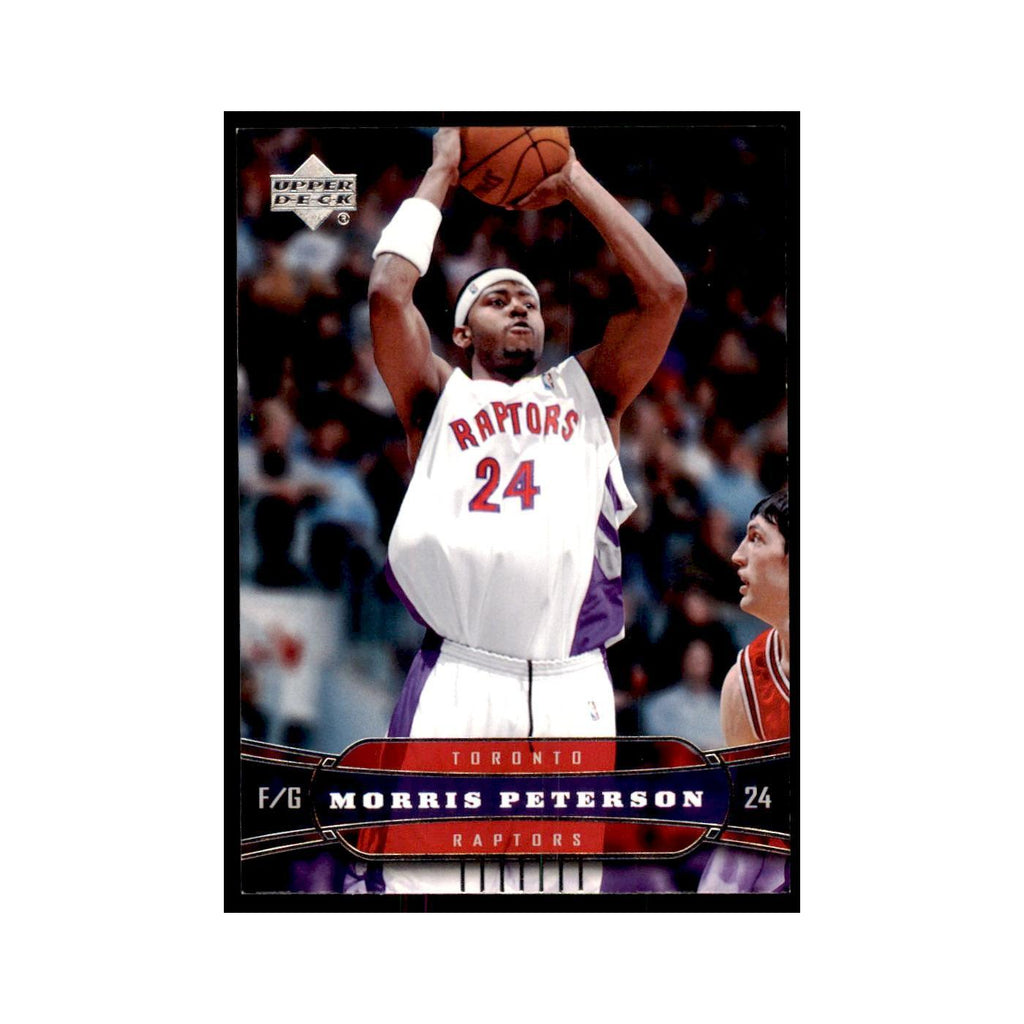 2004 Upper Deck Morris Peterson Raptors #186