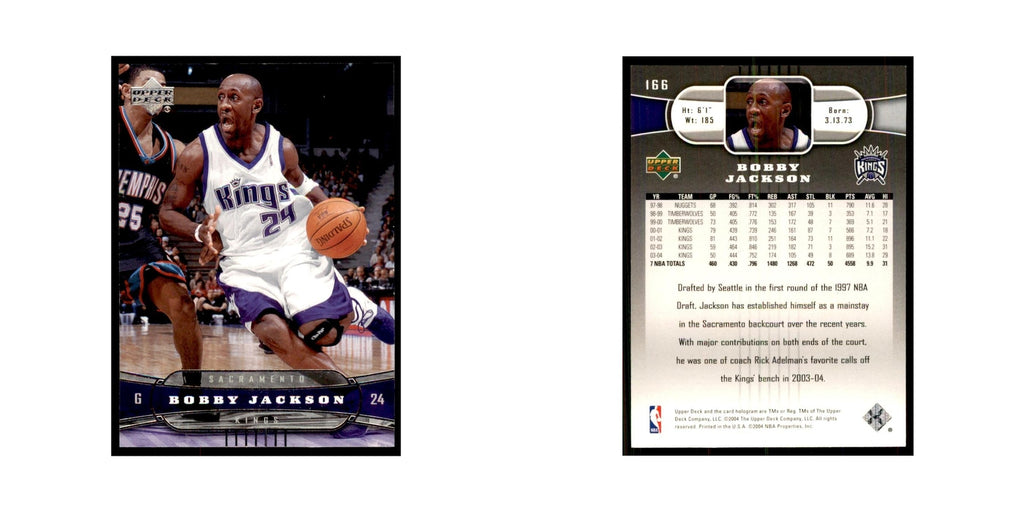 2004 Upper Deck Bobby Jackson Kings #166