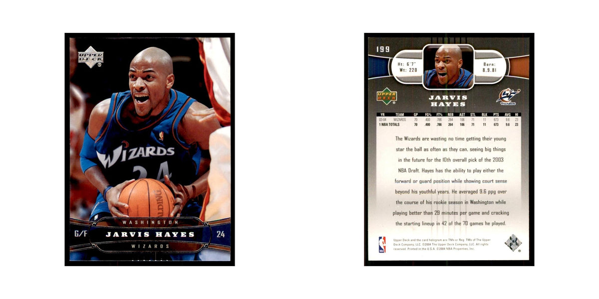 2004 Upper Deck Jarvis Hayes Wizards #199