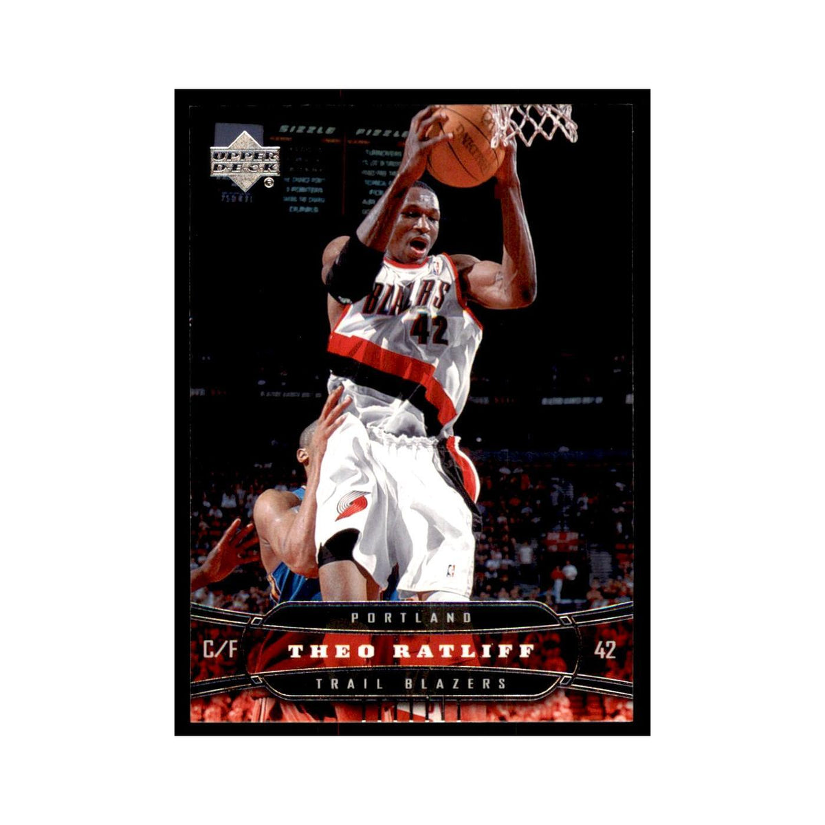 2004 Upper Deck Theo Ratliff Blazers #157