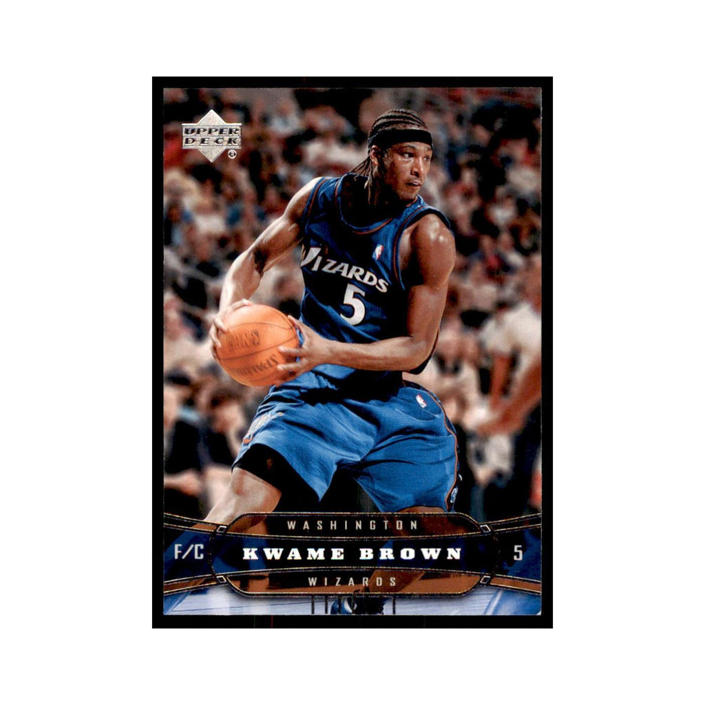 2004 Upper Deck Kwame Brown Wizards #198