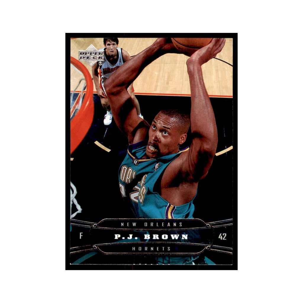 2004 Upper Deck P.J. Brown New Orleans Hornets #124
