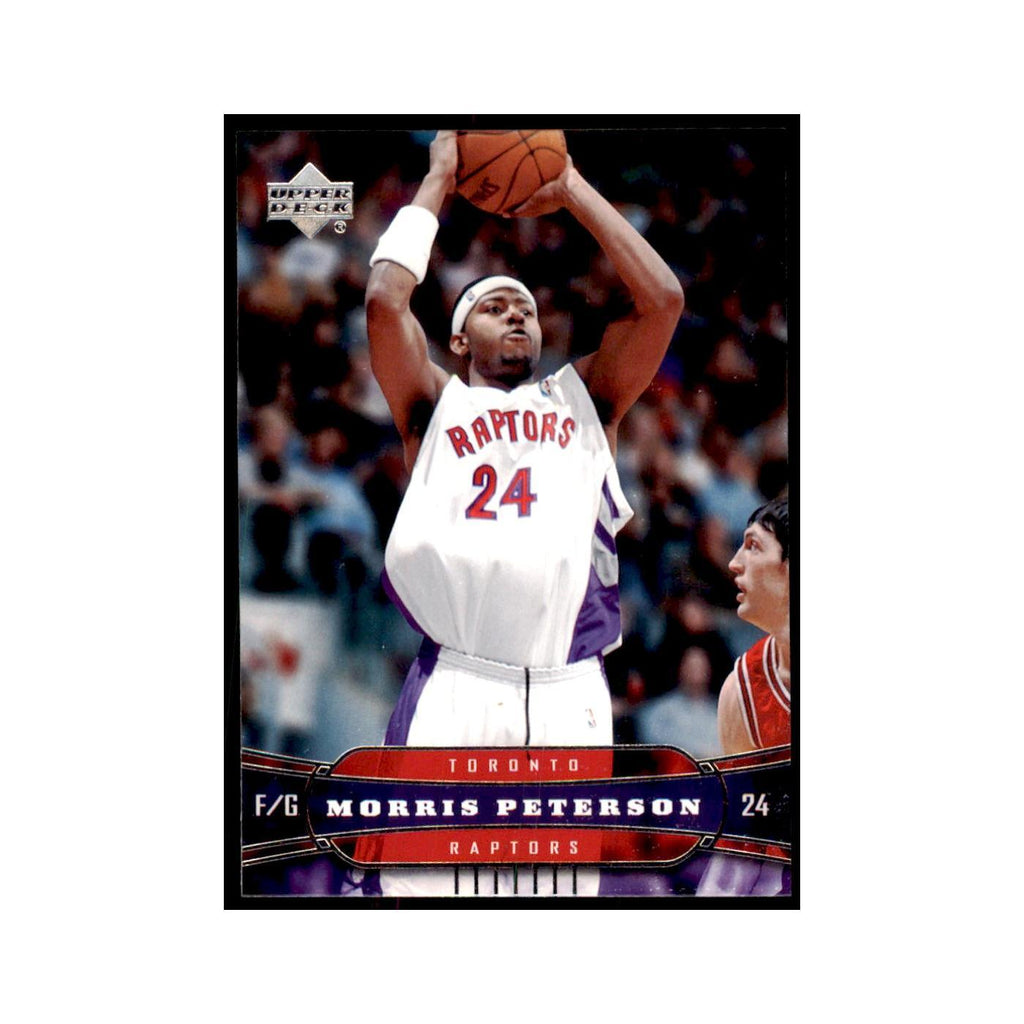 2004 Upper Deck Morris Peterson Raptors #186