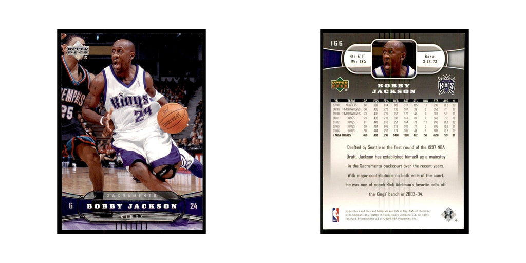 2004 Upper Deck Bobby Jackson Kings #166