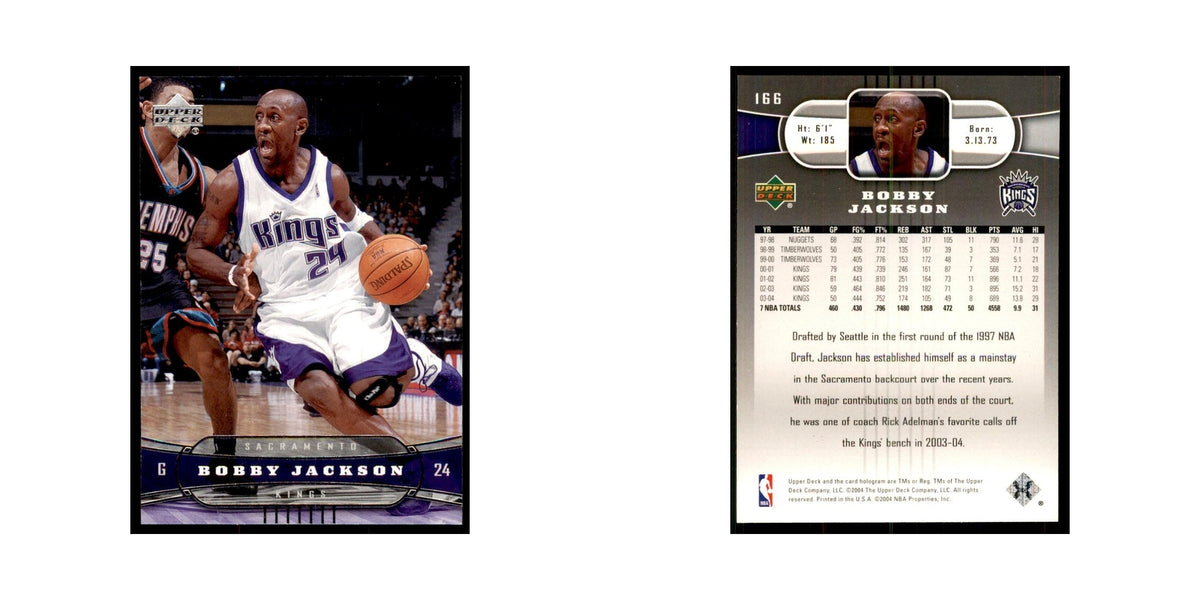 2004 Upper Deck Bobby Jackson Kings #166