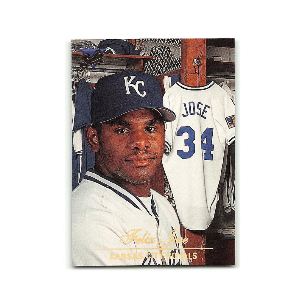 Felix Jose 1994 Studio #185 Kansas City Royals Baseball Card NM