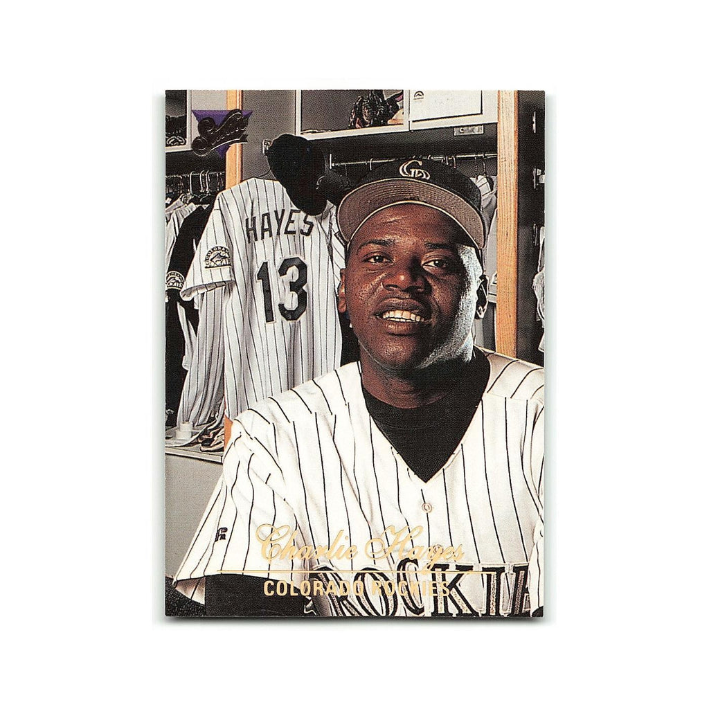 Charlie Hayes 1994 Studio #179 Colorado Rockies Baseball Card NM